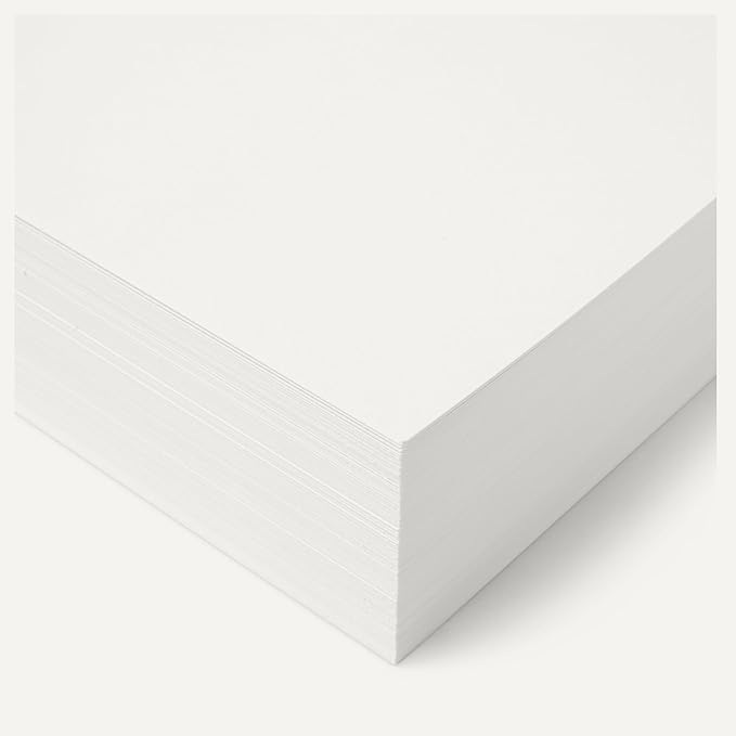 Amazon Basics Cardstock Paper, 8.5" x 11", 65 lb/176 gsm, 96 Bright, 250 Sheets - Image 3