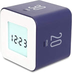 mooas Multi Cube Timer/Rotating Flip Clock Timer, Simple Operation, Digital by mooas