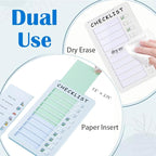2pcs Dry Erase Chore Chart, Standable Whiteboard Checklist Board, Chore Chart - Image 5