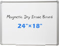 DEVELOP Magnetic Dry Erase Board 18x24 Inch, Small Aluminum Frame Wall-Mounted by DEVELOP