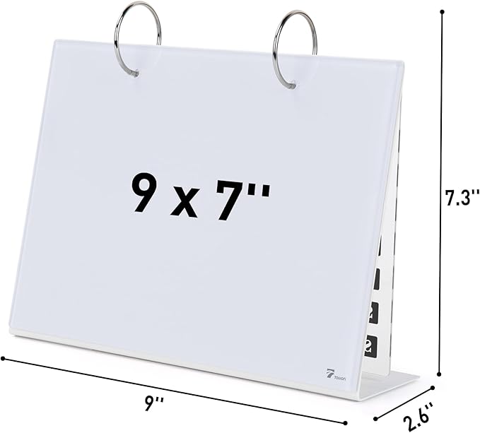 Desktop Glass Dry Erase & Acrylic Aesthetic Desk Calendar Weekly to-do List - Image 7