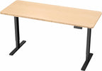 VIVO Electric 60 x 24 in Real Bamboo Standing Desk, Memory Height Adjustment - Image 9