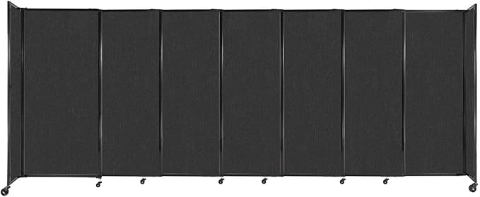 Versare Straightwall Sliding Portable Wall Partition | Freestanding Office by VERSARE