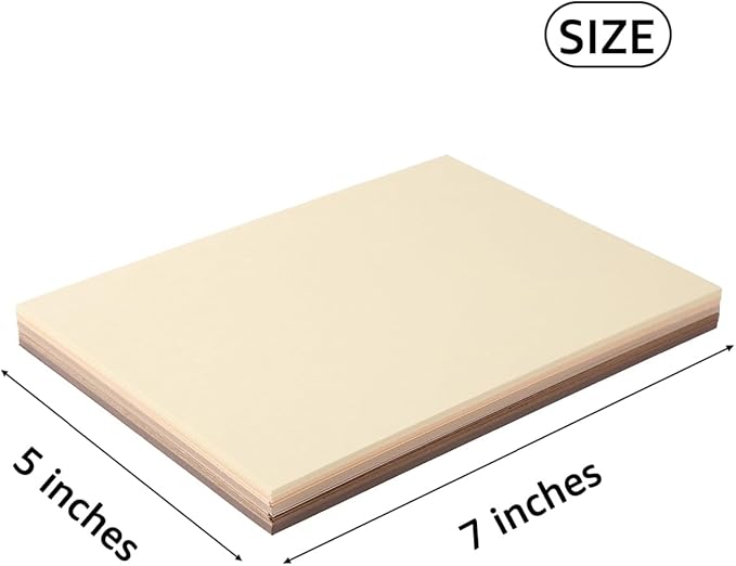 50 Sheets Colored Cardstock Paper 5 Colors, 250 GSM Heavy Card Stock - Image 3