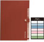 SKYDUE File Folder with Labels, Accordion File Organizer with 8 Pockets - Image 2