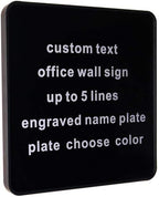 Custom Engraved Door Suite Wall Sign | Office Sign | Personalized Wall Plaque | - Image 6