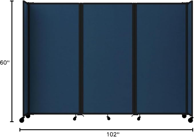 Versare Room Divider 360 Portable Wall Partition | Folding Panels | Large - Image 8