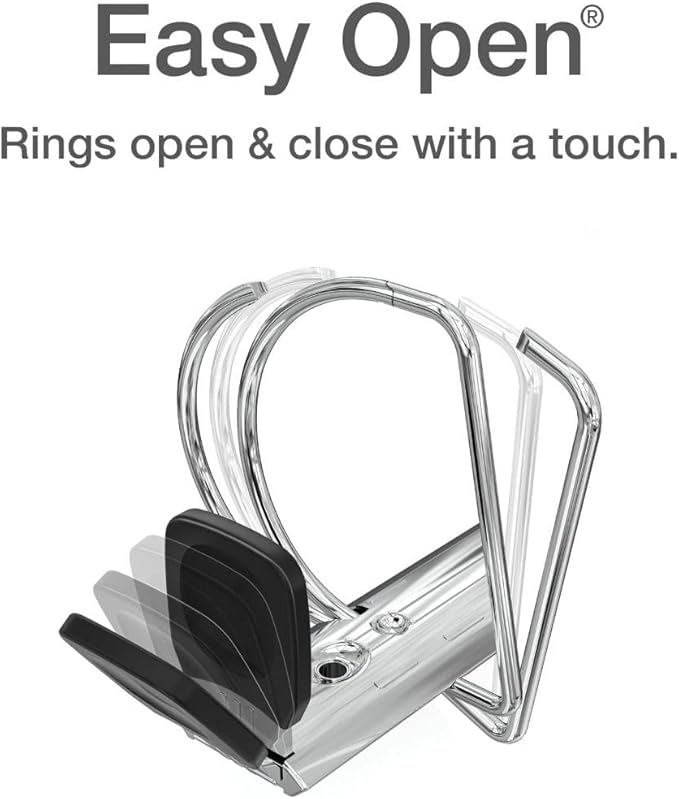 Cardinal 3 Ring Binder, 2 Inch Premier Easy Open Binder, ONE-Touch Locking - Image 3