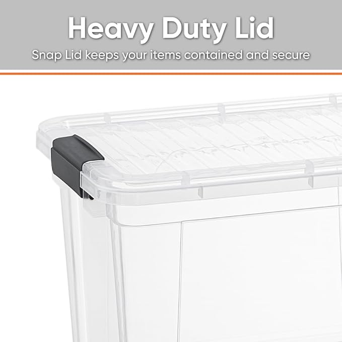 Superio Clear Storage Bins - Image 4
