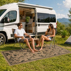 dweike easy jute non slip runner rug, 2x6 showing dimensions