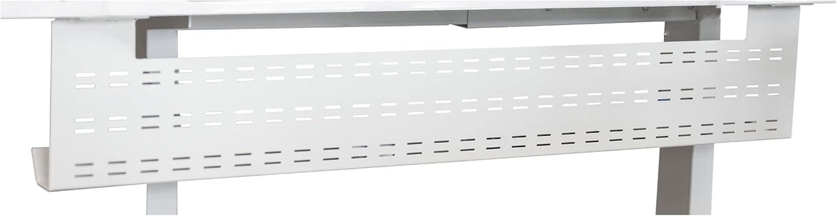 Stand Up Desk Store Under Desk Cable Management Tray Black Horizontal Computer