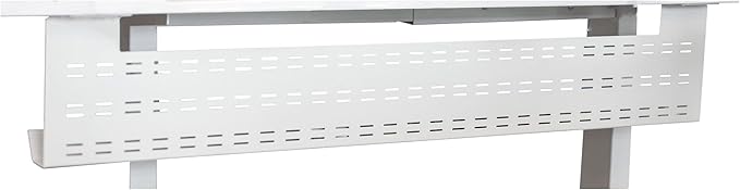 Stand Up Desk Store Under Desk Cable Management Tray Black Horizontal Computer by SStandUpDeskStore