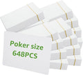 648PCS Blank Playing Cards 2.5" x 3.5" Blank Playing Cards to Write On Double by Oungy