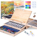 tmol 85 piece deluxe wooden art supplies, art, main product view