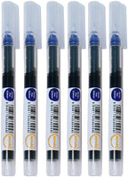 REVAIS Blue Gel Pens Pack of 6 | 0.6mm Smooth Writing Rollerball Pen | Premium - Image 9