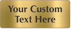 SmartSign Custom Brass Sign by SmartSign