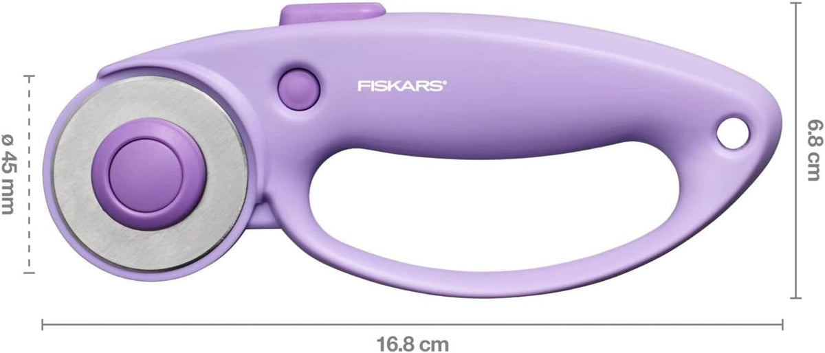 Fiskars rotary cutter, rotary blade with loop handle, right- and left-handed,...