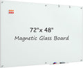 MaxGear Glass Whiteboard, Tempered Magnetic Dry Erase Board 72 x 48 Inch by MaxGear