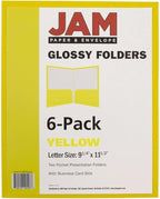 JAM PAPER Laminated Two Pocket Glossy School Folders - Image 6