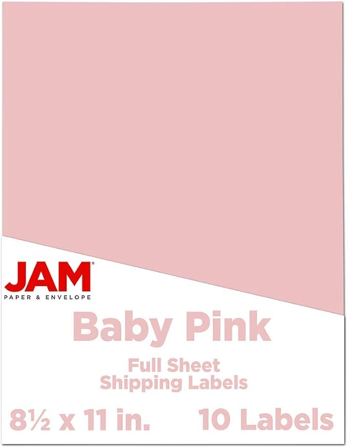 JAM PAPER Full Sheet Shipping Labels by JAMPaper