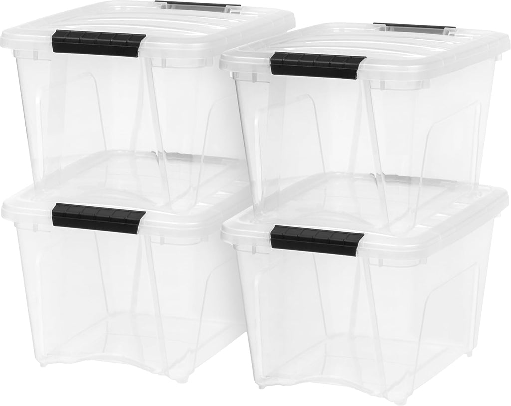 IRIS USA 19 QT Plastic Storage Box