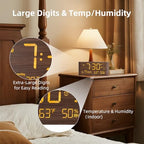 raynic digital alarm clock, 8.7" large led display, package contents