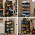 reibii 2400 lbs garage shelving for basement, adjustable, view 10