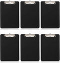 6 Pack Clipboards Bulk with Pen Holder, Thickened Nursing Clip Boards 8.5x11 by TFDLCGzm
