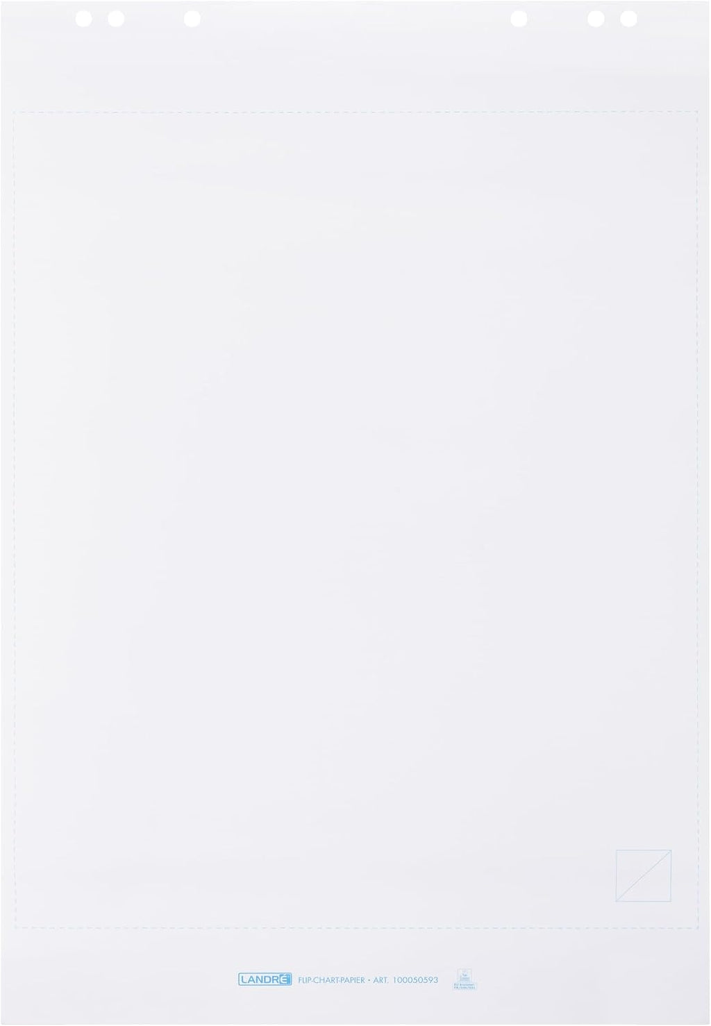 Landre Flip Chart Blocks Rolled Holzfreies Papier Blanko