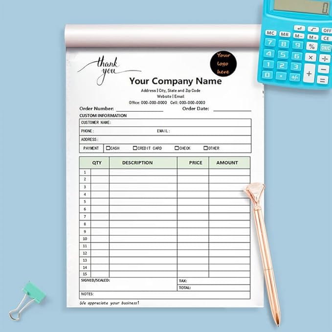 Custom Carbonless Sales Invoice Form Books - Image 6