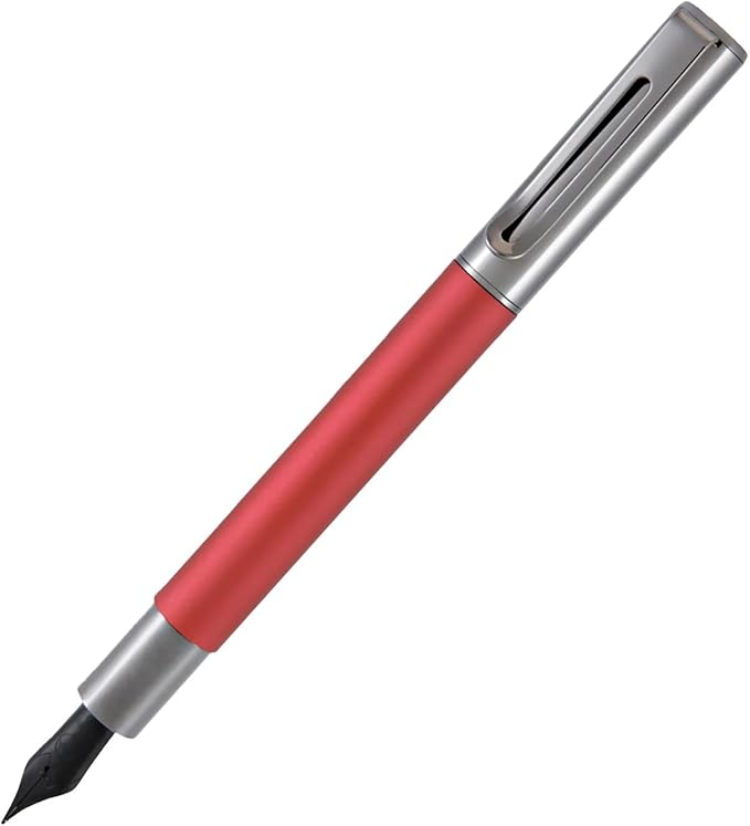 Monteverde USA Ritma Fountain Pen in Red – Medium Nib, Balanced JoWo Stainless by Monteverde