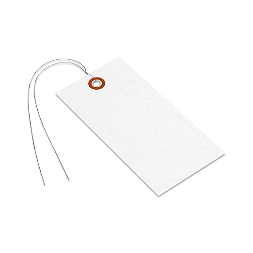 SmartSign Blank White Shipping Tags - Image 6