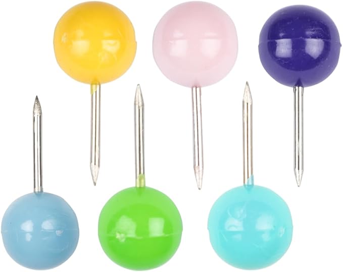 JAM PAPER Colorful Push Pins - Image 3