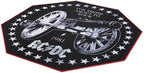 Subsonic - Metal Music Gaming Floor Mat 39.4x39.4 inch - Non-Slip for Office Chairs - Floor and Parquet Protection Mat for Gaming Rooms - Easy to Clean - Black (AC/DC)