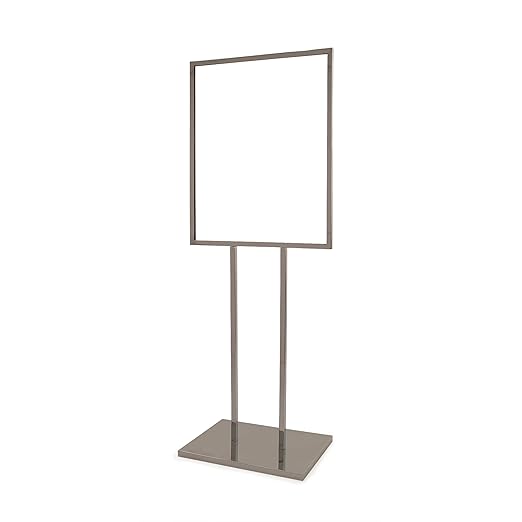 Econoco Bulletin Sign Holder, 22 x 28 Inch Frame, Extra Heavy Raised Base - Image 5