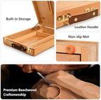 djar tabletop sketchbox art easel for painting, solid, package contents