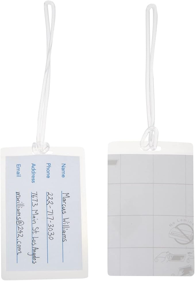 Juvale Self-Laminating Luggage Tags - Image 7