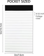 10 Pcs Note Pads Refills 3 x 5 inches Memo Small Notebook Writing Pads - Image 2