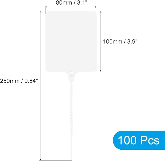 MECCANIXITY Plastic Seals Shipping Tags, - Image 2