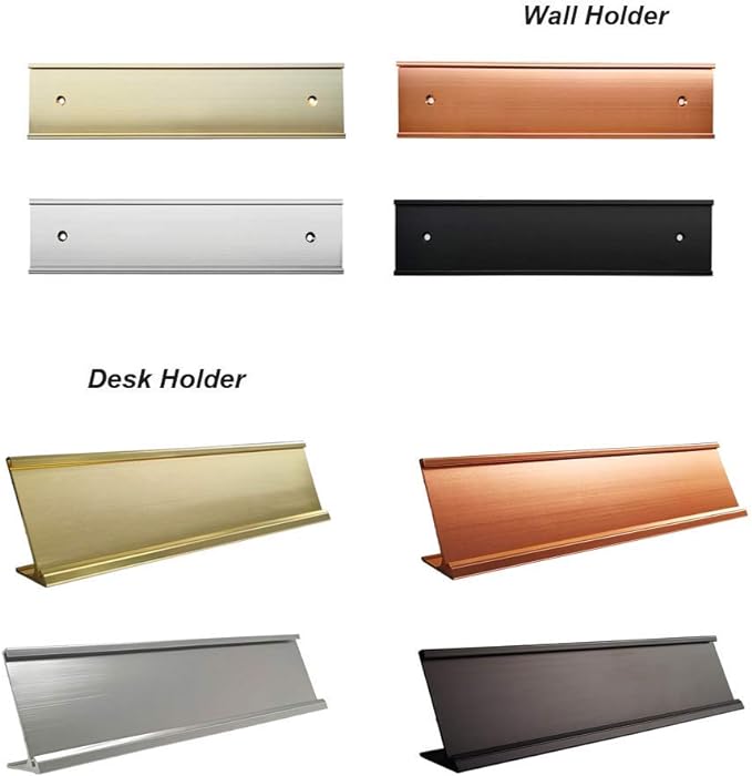 Personalized Office Name Plates Aluminum Hot Printing Add Logo Picture Custom - Image 5