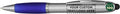 DISCOUNT PROMOS Custom Stylus Ballpoint Pens Set of 100, Personalized Bulk Pack
