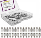 30pcs Stainless Steel Scrapbook Extension Posts | Album Accessories, Binding Extending Post-bound, Refillable Photo Album, Screws Craft DIY Refill Pages