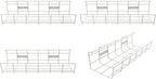 Under Desk Cable Management- 4 Pack Cord Organizer. Metal Wire Cable Management by Coyacool