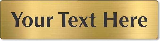 SmartSign Custom Brass Sign - Image 5
