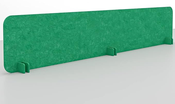 Escape 12" Freestanding Desk Divider | Eco-Friendly Acoustic Privacy Screen | - Image 2