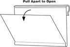50 Pack Reusable Plastic Wire Shelf Label Holder, - Image 3