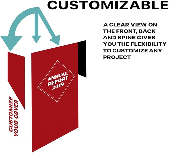 3 Ring Binder, Professional Angle D Ring Binder 5 Inch, Presentation Folder - Image 4