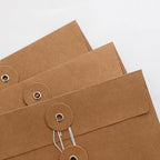 10pcs A4 Kraft Paper Envelopes Portfolio Foolscap File Folders Document Folder - Image 6