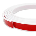 U-Shape Plywood Edge Banding - 3/4" Edge Protector, Self-Adhesive Trim for Veneer, Furniture, Countertop, Table, Sheet Metal - White, 20Ft