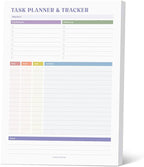 Task Planner & Tracker 8.5 x 11 Tear-Off 70 Sheet Planner Pad – Project by Emblissom